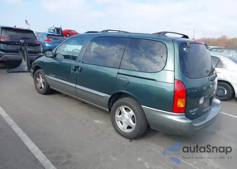 1999 Nissan Quest Gle/Gxe/Se из США, поврежденный, VIN 4N2XN11T5XD832884
